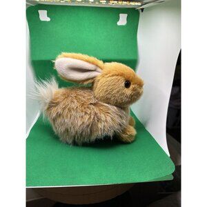 Rabbit Plush Easter Bunny by Chosun International Realistic Brown stuffed animal